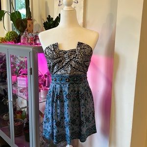 Deletta size Small Blue Dress Tunic